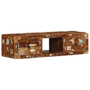 vidaXL tömör újrahasznosított falra szerelhető TV-szekrény 100x32x25cm