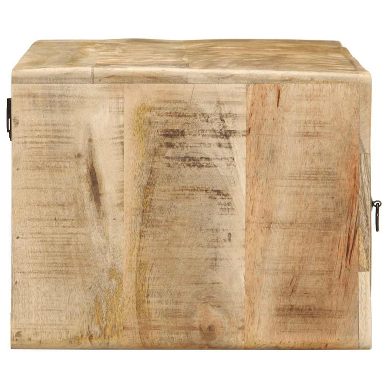 vidaXL tömör nyers mangófa falra szerelhető TV-szekrény 100x32x25 cm