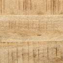 vidaXL tömör nyers mangófa falra szerelhető TV-szekrény 100x32x25 cm