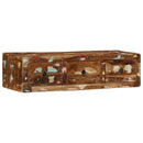 vidaXL tömör újrahasznosított falra szerelhető TV-szekrény 100x32x25cm