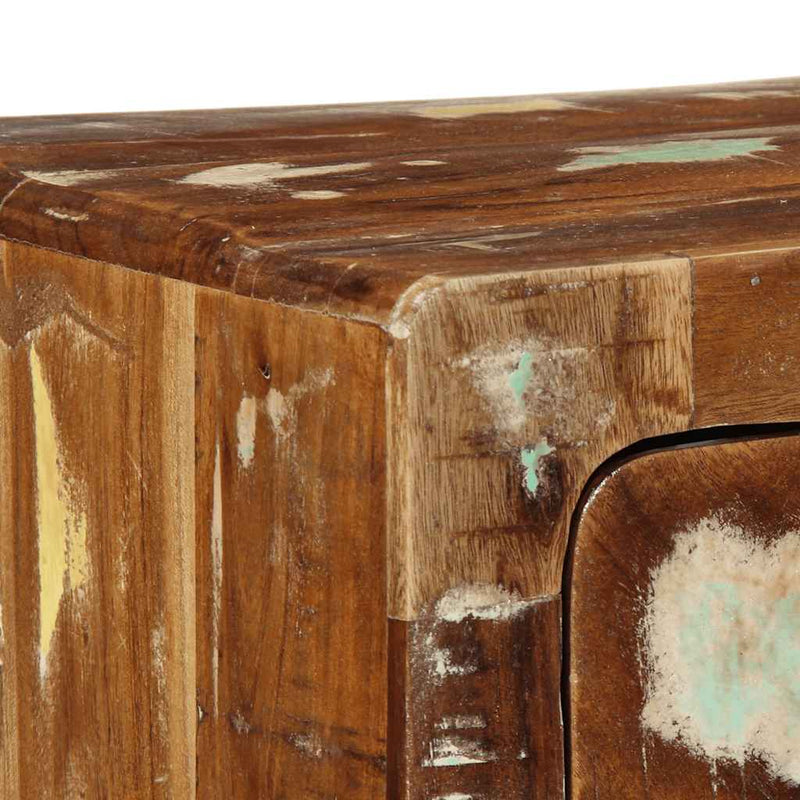 vidaXL tömör újrahasznosított falra szerelhető TV-szekrény 100x32x25cm