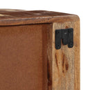 vidaXL tömör újrahasznosított falra szerelhető TV-szekrény 100x32x25cm