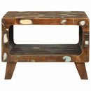 vidaXL Dohányzóasztal 50 x 50 x 35 cm tömör újrahasznosított fa