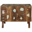 vidaXL Dohányzóasztal 50 x 50 x 35 cm tömör újrahasznosított fa