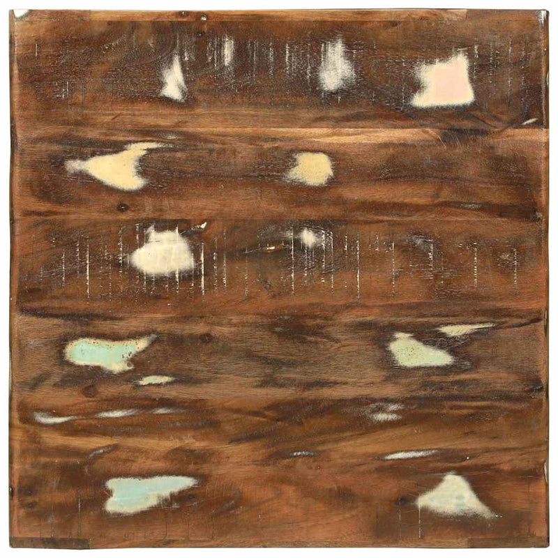 vidaXL Dohányzóasztal 50 x 50 x 35 cm tömör újrahasznosított fa