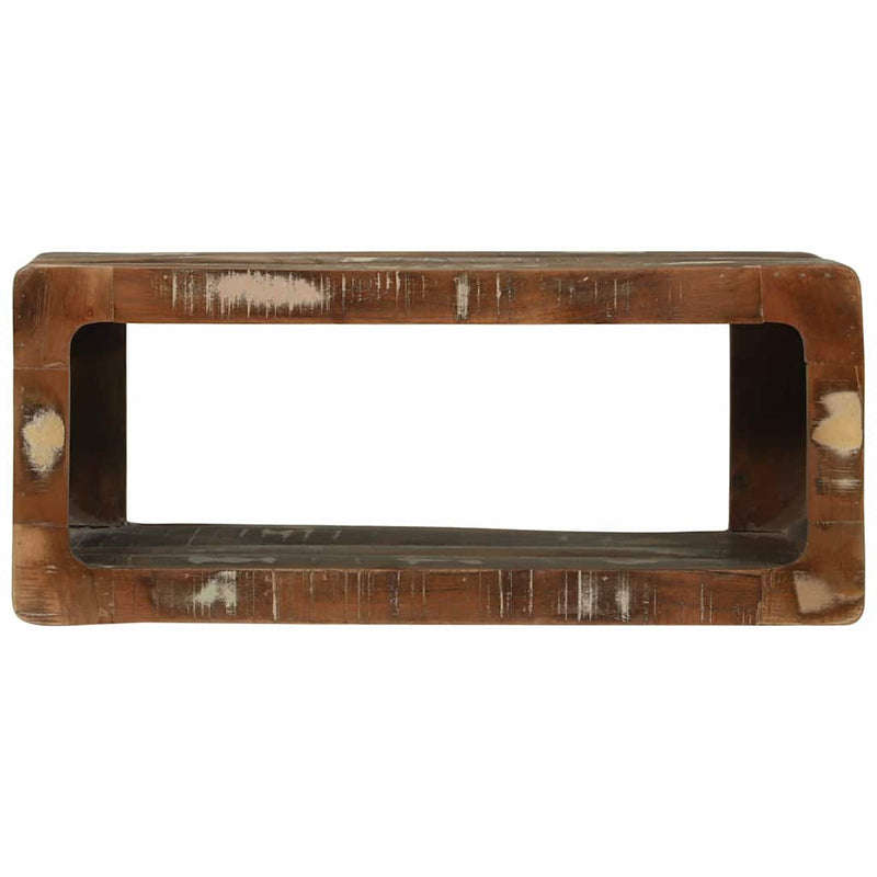 vidaXL TV Szekrény polcokkal Sokszínű Tömör újrahasznosított fa