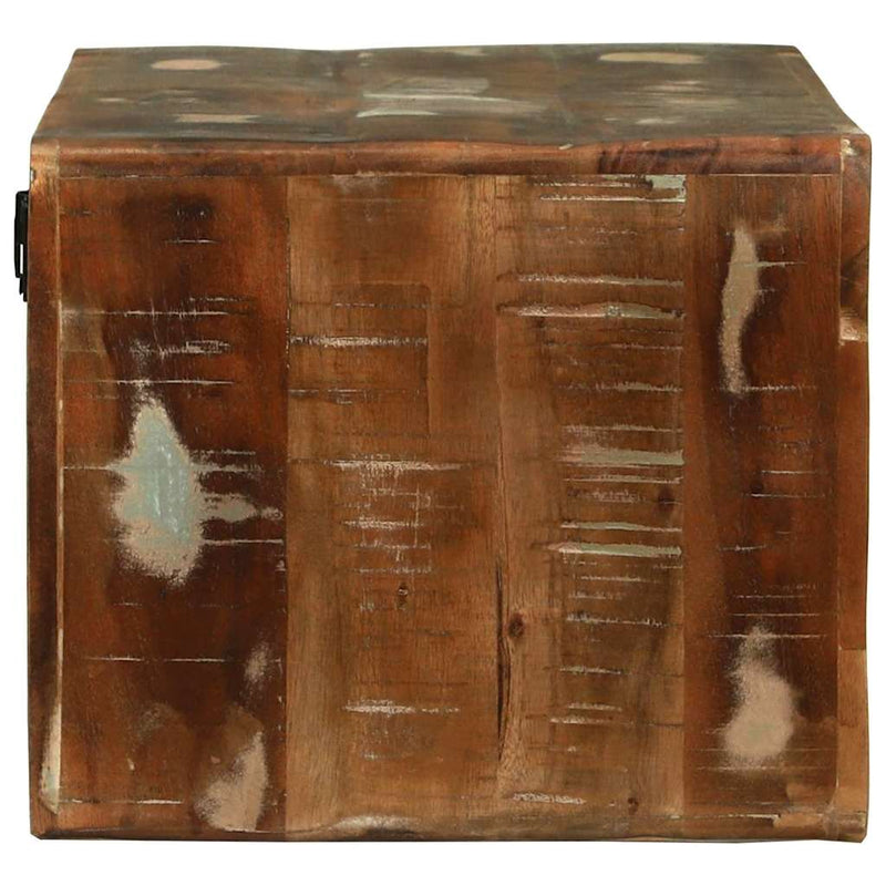 vidaXL TV Szekrény polcokkal Sokszínű Tömör újrahasznosított fa