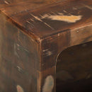 vidaXL TV Szekrény polcokkal Sokszínű Tömör újrahasznosított fa