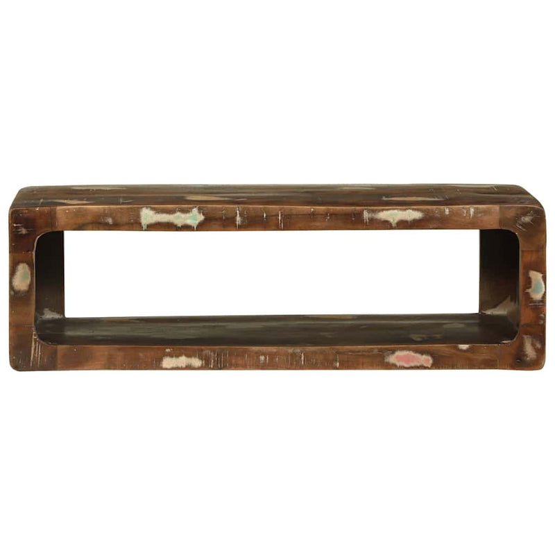 vidaXL TV Szekrény polcokkal Sokszínű Tömör újrahasznosított fa