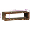 vidaXL TV Szekrény polcokkal Sokszínű Tömör újrahasznosított fa