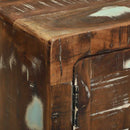 vidaXL Dohányzóasztal Sokszínű tömör újrahasznosított fa