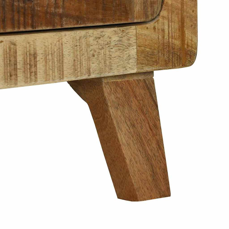 vidaXL Dohányzóasztal Barna 80 x 54 x 45 cm Tömör nyers mangófa