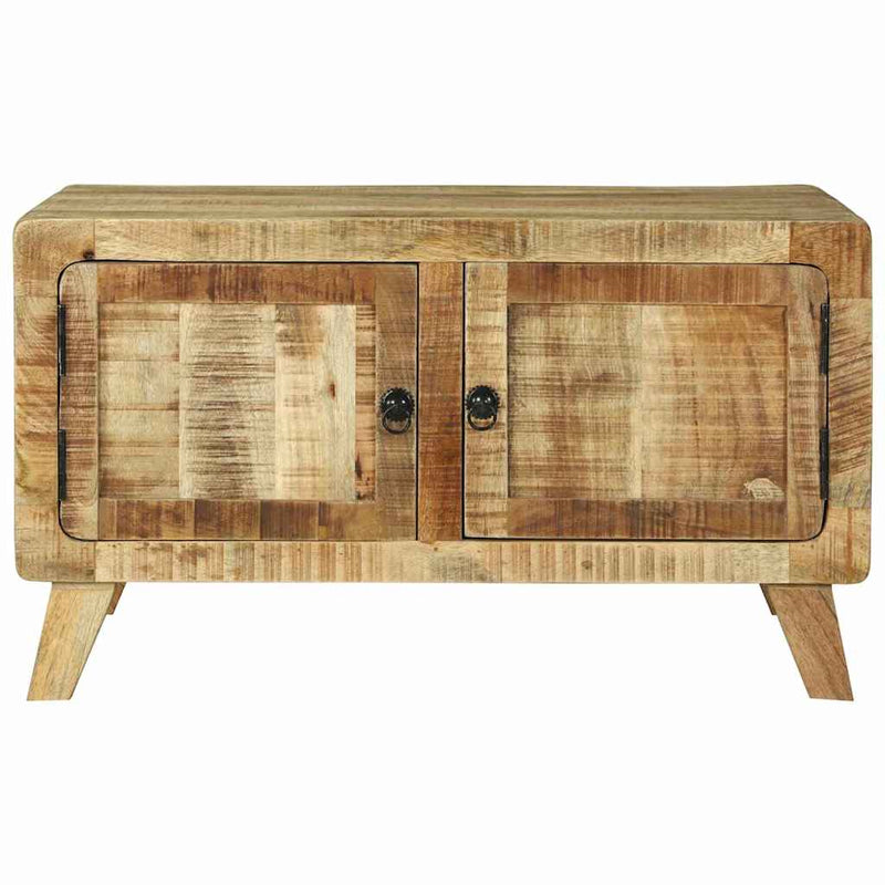 vidaXL Dohányzóasztal Barna 80 x 54 x 45 cm Tömör nyers mangófa