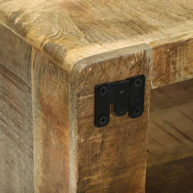 vidaXL TV szekrény szett 3 pcs Barna 100 x 30 x 32 cm Tömör mangófa