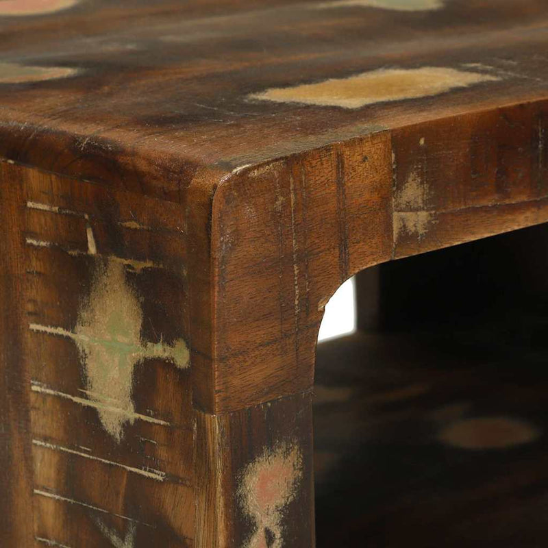 vidaXL TV szekrény szett 3 pcs Sokszínű Tömör újrahasznosított fa