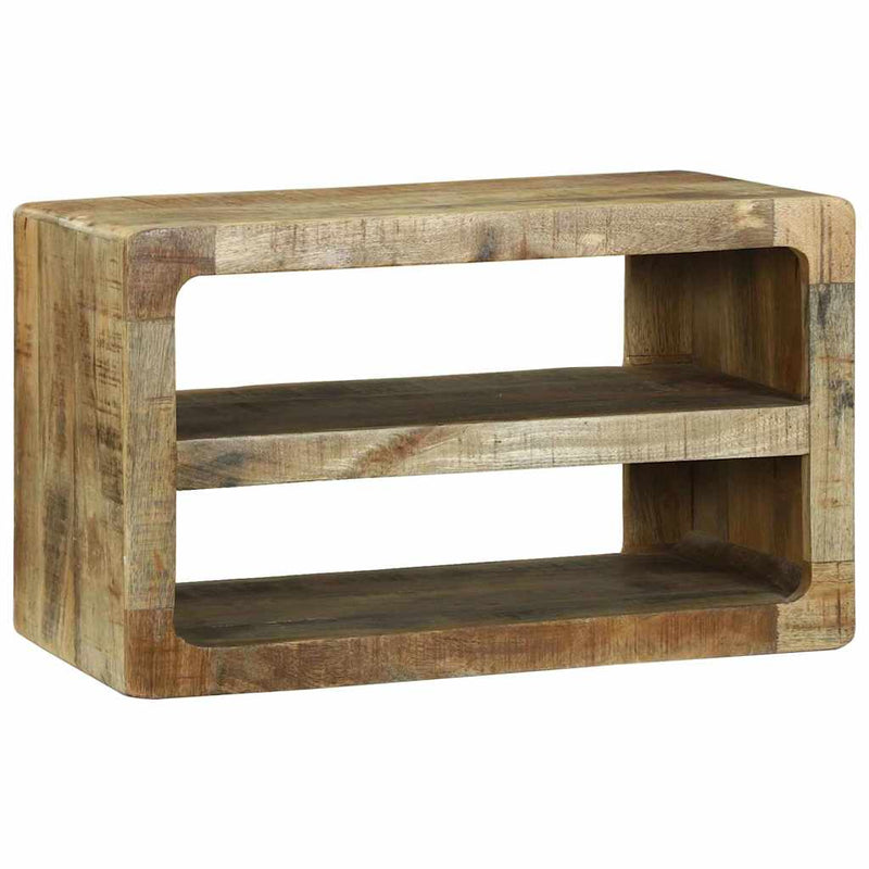 vidaXL TV Szekrény polcokkal Barna 60 x 32 x 36 cm Tömör mangófa