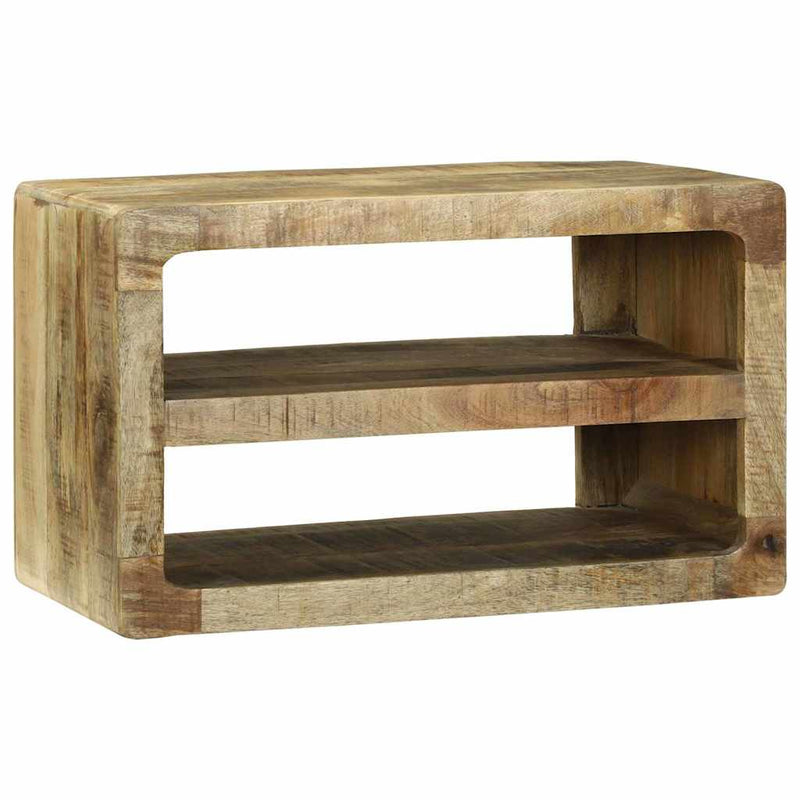 vidaXL TV Szekrény polcokkal Barna 60 x 32 x 36 cm Tömör mangófa