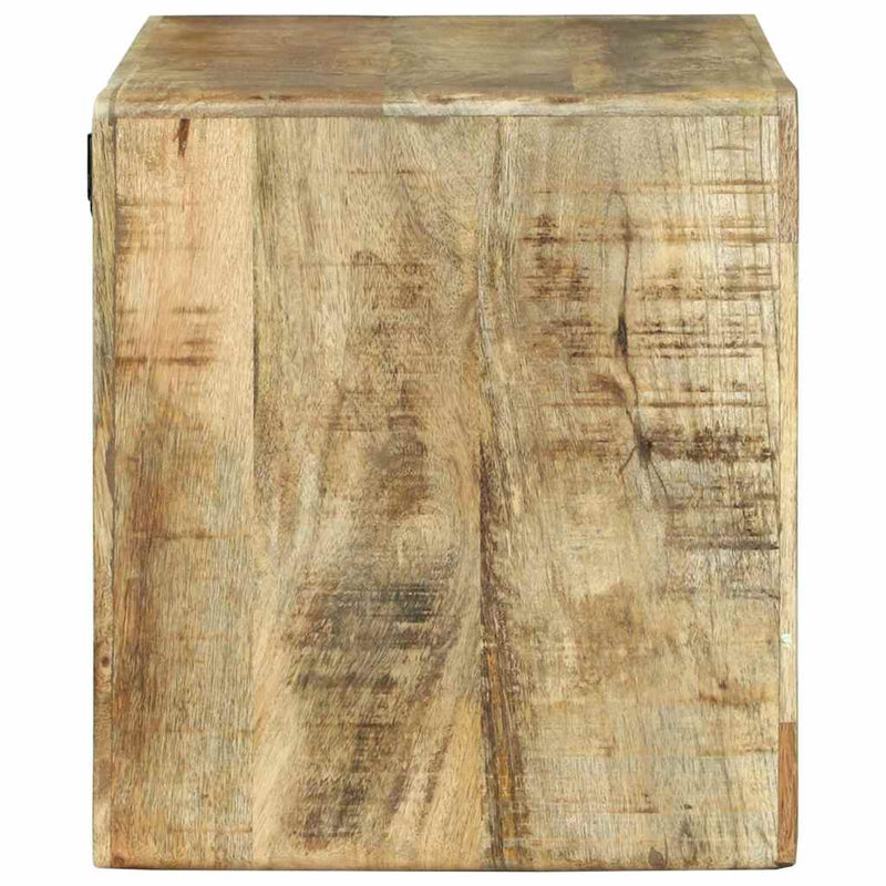vidaXL TV Szekrény polcokkal Barna 60 x 32 x 36 cm Tömör mangófa