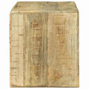 vidaXL TV Szekrény polcokkal Barna 80 x 32 x 36 cm Tömör mangófa