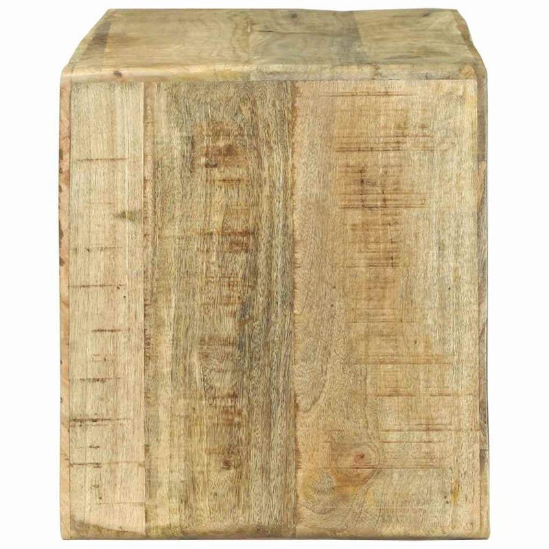 vidaXL TV Szekrény polcokkal Barna 80 x 32 x 36 cm Tömör mangófa