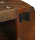 vidaXL TV Szekrény Sokszínű 80 x 32 x 36 cm Tömör újrahasznosított fa