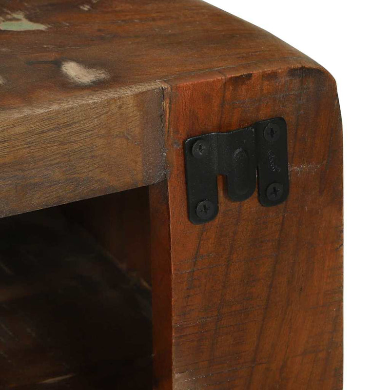 vidaXL TV Szekrény Sokszínű 80 x 32 x 36 cm Tömör újrahasznosított fa