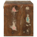 vidaXL TV Szekrény Sokszínű 80 x 32 x 36 cm Tömör újrahasznosított fa