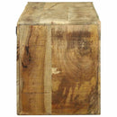 vidaXL TV szekrény polcokkal Barna 100 x 32 x 36 cm Tömör mangófa