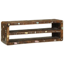 vidaXL TV Szekrény Sokszínű 100 x 32 x 36 cm Tömör újrahasznosított fa