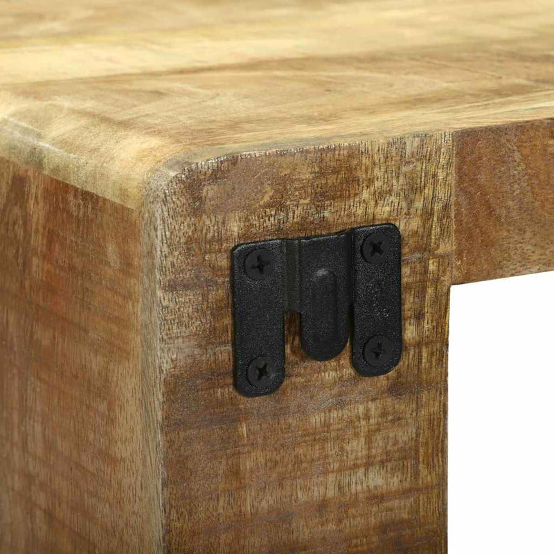 vidaXL TV Szekrény polcokkal Barna 36 x 30 x 54 cm Tömör mangófa