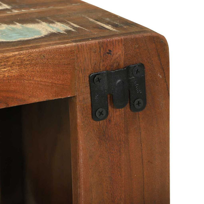 vidaXL TV Szekrény Sokszínű 36 x 30 x 54 cm Tömör újrahasznosított fa