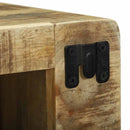 vidaXL TV Egység 2 pcs Barna 36 x 30 x 36 cm Tömör nyers mangófa