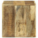 vidaXL TV Egység 2 pcs Barna 36 x 30 x 36 cm Tömör nyers mangófa