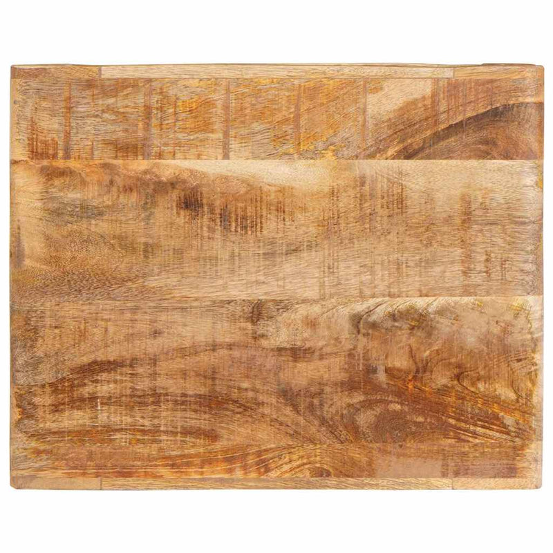 vidaXL Végasztalok polcokkal 40 x 32 x 46 cm tömör mangófa