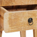 vidaXL Végasztalok Barna 40 x 32 x 46 cm Szilárd Újrahasznosított Fa