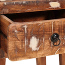 vidaXL Végasztalok Barna 40 x 32 x 46 cm Szilárd Újrahasznosított Fa