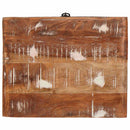 vidaXL Végasztalok Barna 40 x 32 x 46 cm Szilárd Újrahasznosított Fa