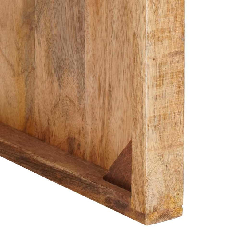 vidaXL Egymásba helyezhető asztalok 3 pcs tömör mangófa