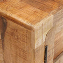 vidaXL Fürdőszoba Székény Tömör mangófából és préselt fából készült