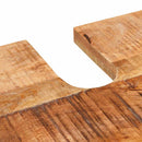 vidaXL Fürdőszoba Székény Tömör mangófából és préselt fából készült