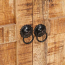 vidaXL Fürdőszoba Székény Tömör mangófából és préselt fából készült