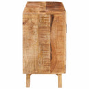 vidaXL Fürdőszoba Székény Tömör mangófából és préselt fából készült