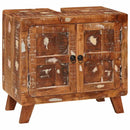 vidaXL Fürdőszoba Székény Tömör újrahasznosított fa és Szerelt fa