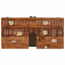 vidaXL Fürdőszoba Székény Tömör újrahasznosított fa és Szerelt fa