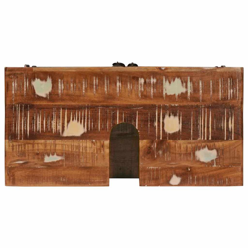 vidaXL Fürdőszoba Székény Tömör újrahasznosított fa és Szerelt fa