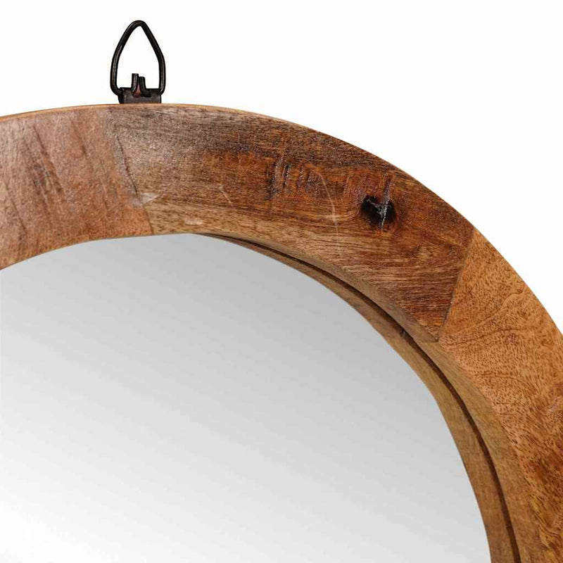 vidaXL Öltözködőasztal polcokkal Barna 90 x 76 x 45 cm tömör mangófa