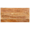 vidaXL Öltözködőasztal polcokkal Barna 90 x 76 x 45 cm tömör mangófa