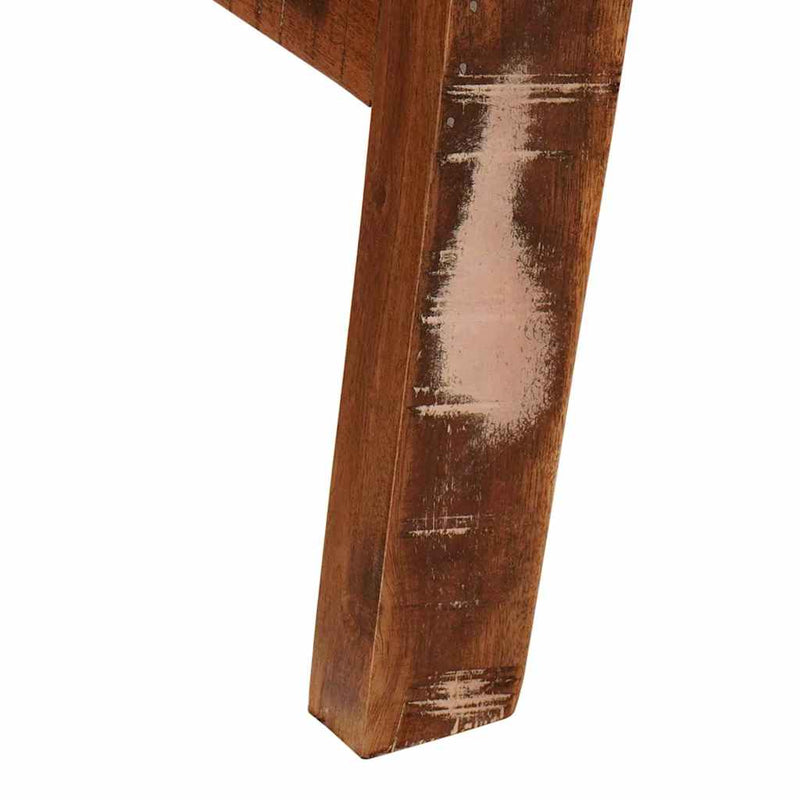 vidaXL Öltözködőasztal Barna 90 x 76 x 45 cm Tömör újrahasznosított fa