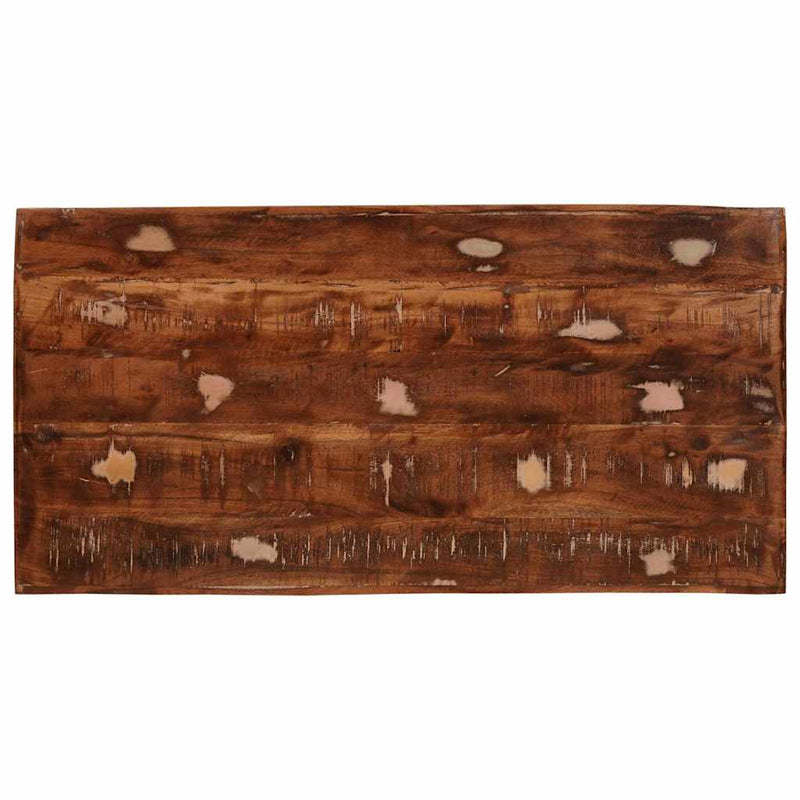 vidaXL Öltözködőasztal Barna 90 x 76 x 45 cm Tömör újrahasznosított fa