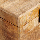 vidaXL Tároló Doboz tárolóval zárral 70 x 35 x 40 cm tömör mangófa
